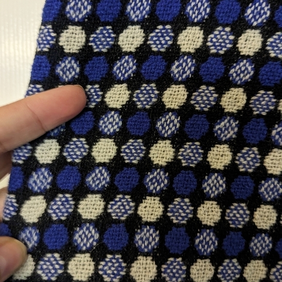 TALBOTS Dot Print Wool Pencil Skirt - Picture 3 of 8